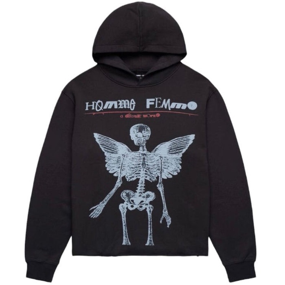 Homme + Femme "Circle Of Life" Hoodie - Black